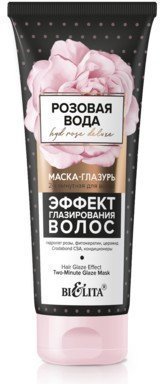 Белита Розовая вода - HydRoseDeluxe Маска-глазурь для волос 2-х минутная Эффект глазирования волос, 200 мл фото 1 &mdash; TD-EX.RU
