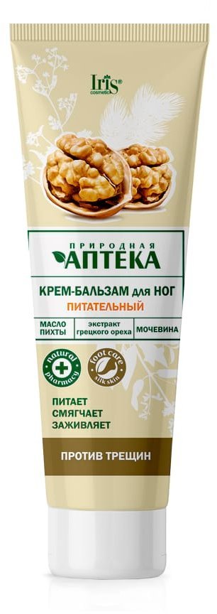 Крем-бальзам для ног Питательный "Природная аптека" туба Iris, 100 мл фото 1 &mdash; TD-EX.RU