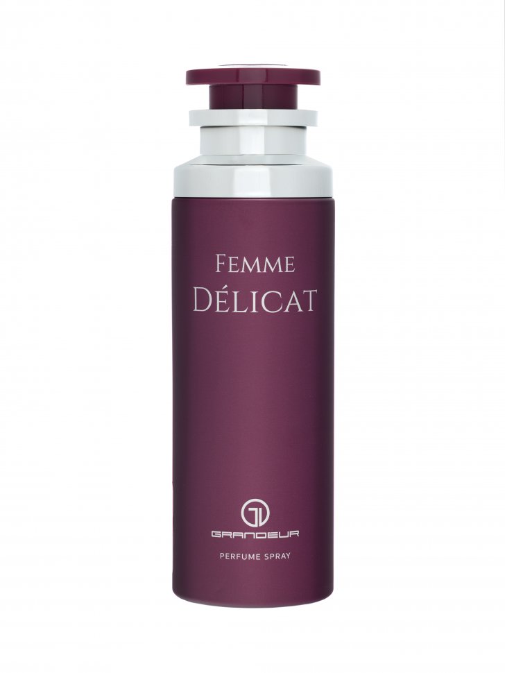 Дезодорант-спрей для женщин DELICATE FEMME GRANDEUR BODY SPRAY, 200 мл  фото 1 &mdash; TD-EX.RU