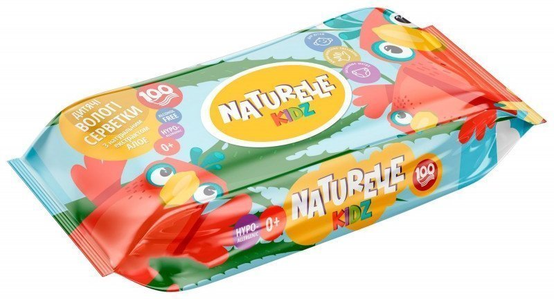Влажные салфетки детские Алоэ Вера с клапаном Naturelle Kidz,100 шт фото 1 &mdash; TD-EX.RU