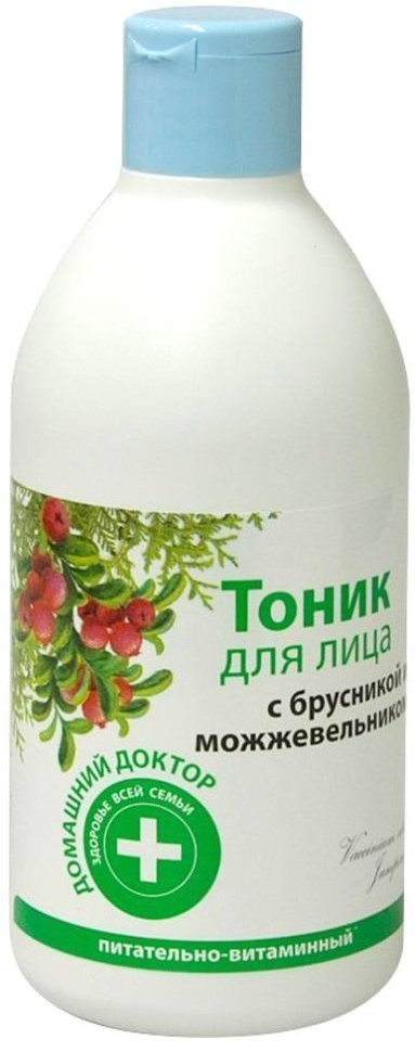 Тоник для лица с брусникой и можжевельником Домашний доктор, 300 мл фото 1 &mdash; TD-EX.RU