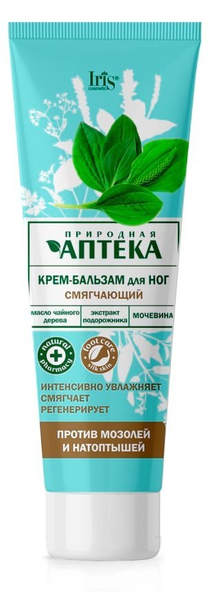 Крем-бальзам для ног Смягчающий "Природная аптека" туба Iris, 100 мл фото 1 &mdash; TD-EX.RU