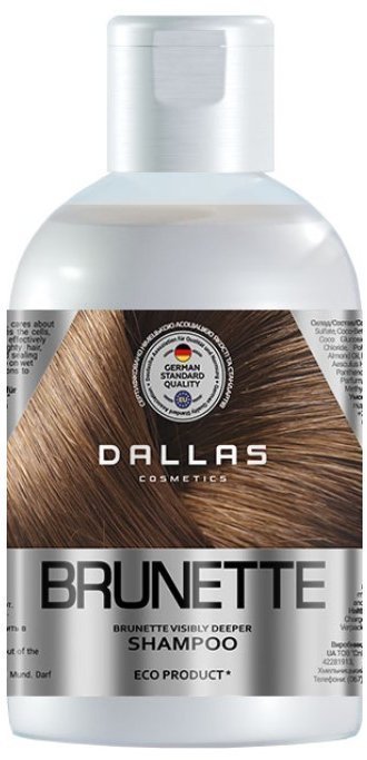 Увлажняющий шампунь для защиты цвета темных волос Brilliant Brunette Dallas, 1000 мл фото 1 &mdash; TD-EX.RU