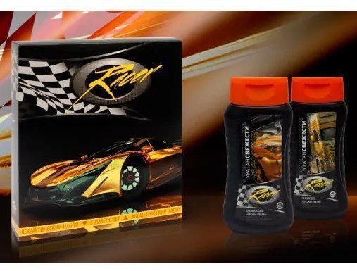 Набор подарочный мужской "RACER" Шампунь для волос, 250 мл + гель для душа, 250 мл фото 1 &mdash; TD-EX.RU