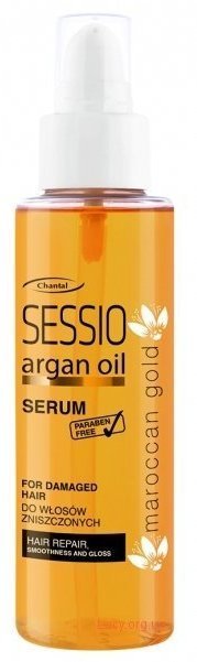 SESSIO Сыворотка для волос с аргановым маслом CHANTAL ARGAN OIL, 100 г фото 1 &mdash; TD-EX.RU