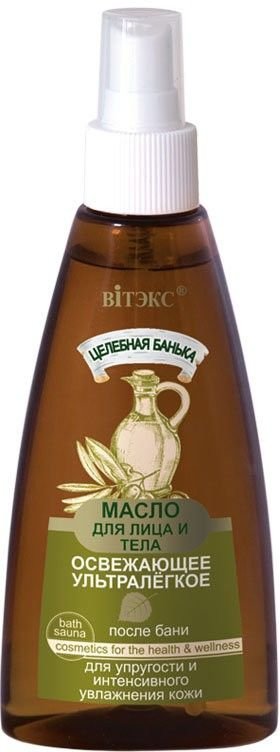 Ультралёгкое освежающее масло для лица и тела после бани для упругости и интенсивного увлажнения Витэкс, 100 мл фото 1 &mdash; TD-EX.RU