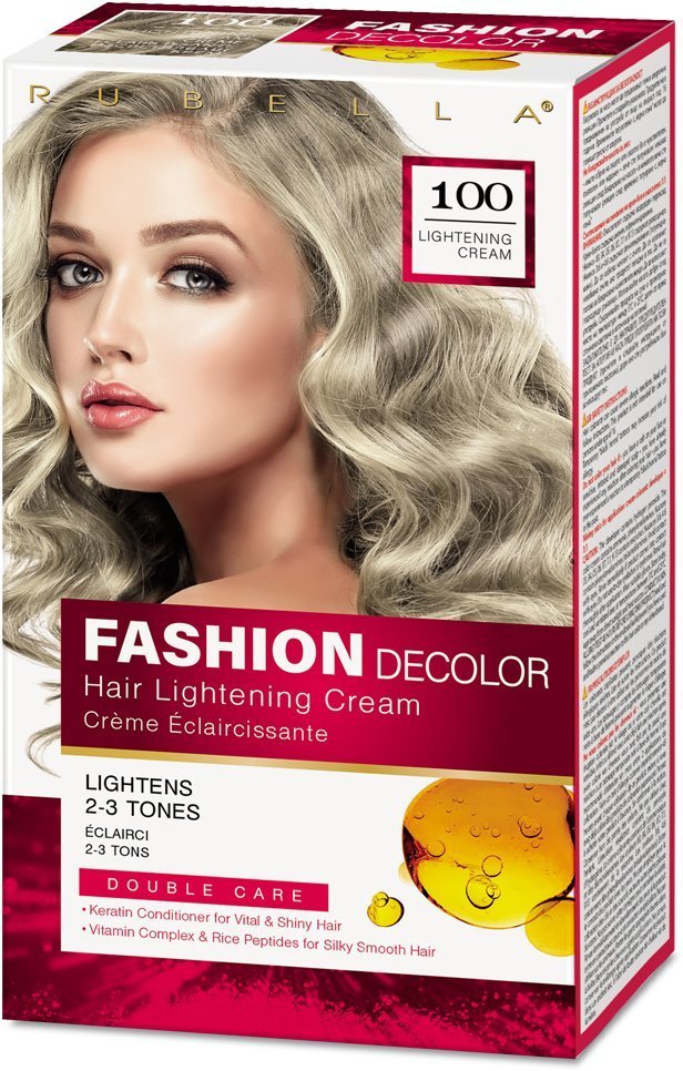 Стойкая крем-краска для волос Rubella Fashion Color 100 Осветляющий крем, 50 мл фото 1 &mdash; TD-EX.RU