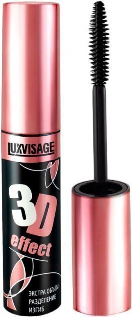 Тушь 3D effect Экстра ОБЪЕМ РАЗДЕЛЕНИЕ ИЗГИБ Luxvisage, 10г фото 1 &mdash; TD-EX.RU