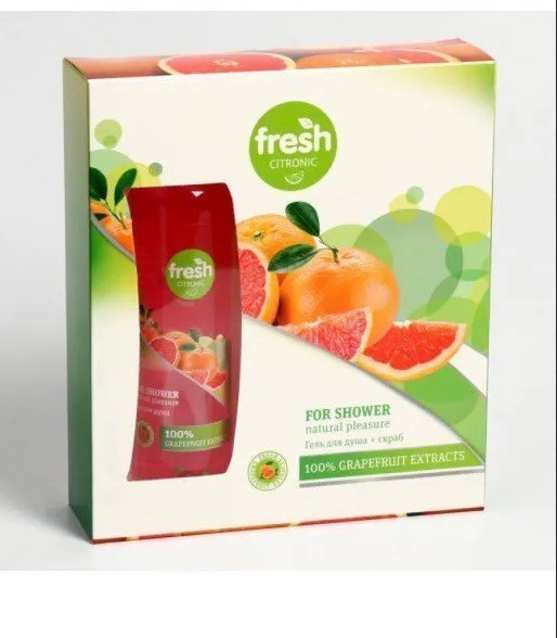 Подарочный косметический набор Grapefruit / Гель для душа "Грейпфрут" + Гель-скраб для тела "Грейпфрут" Fresh Citronic фото 1 &mdash; TD-EX.RU