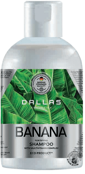 Шампунь Banana укрепляющий с мультивитаминным комплексом Dallas, 500 мл фото 1 &mdash; TD-EX.RU