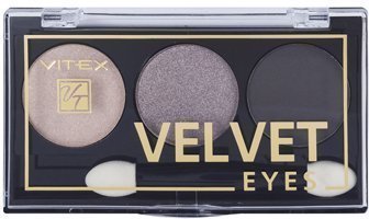 Компактные тени для век Витэкс, VELVET EYES Тон 01 Smoky eyes фото 1 &mdash; TD-EX.RU