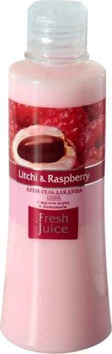 ​Крем - гель для душа Litchi & Raspberry (Личи и Малина) Fresh Juice, 300 мл фото 1 &mdash; TD-EX.RU