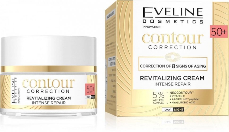 Восстанавливающий крем Сильная регенерация 50+ день/ночь CONTOUR CORRECTION Eveline, 50 мл   фото 1 &mdash; TD-EX.RU