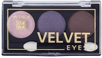 Компактные тени для век Витэкс, VELVET EYES Тон 02 Royal violet фото 1 &mdash; TD-EX.RU