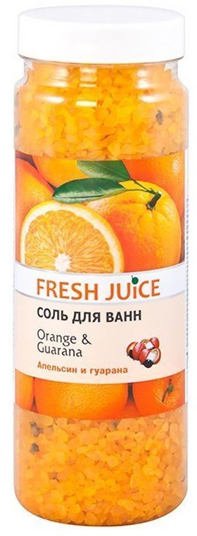 Соль для ванн Orange&Guarana Fresh Juice, 700 г фото 1 &mdash; TD-EX.RU