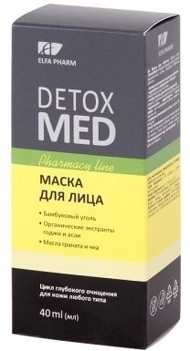 Маска для лица Detox Med 40 мл фото 1 &mdash; TD-EX.RU