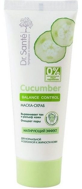 Маска-скраб для лица Dr. Sante Cucumber Balance Control Dr.Sante, 75 мл фото 1 &mdash; TD-EX.RU