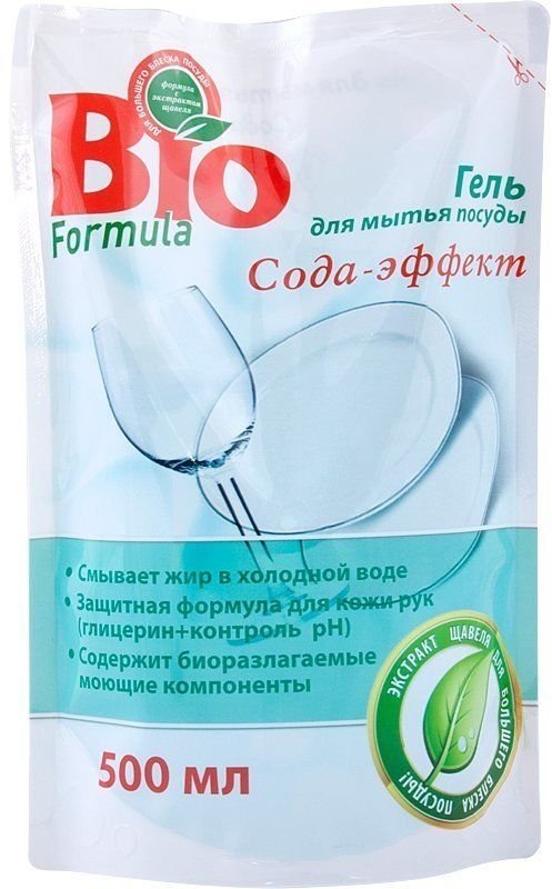Гель для мытья посуды "Сода эффект" BIO, 500 мл фото 1 &mdash; TD-EX.RU