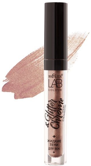 Жидкие тени для век Glitter&Chrome LAB colour 04 Brown Dust Белита, 2,6 мл фото 1 &mdash; TD-EX.RU
