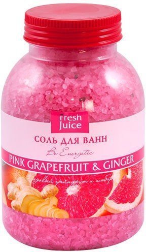 Соль для ванн грейпфрут, имбирь Fresh Juice, 1100 г фото 1 &mdash; TD-EX.RU