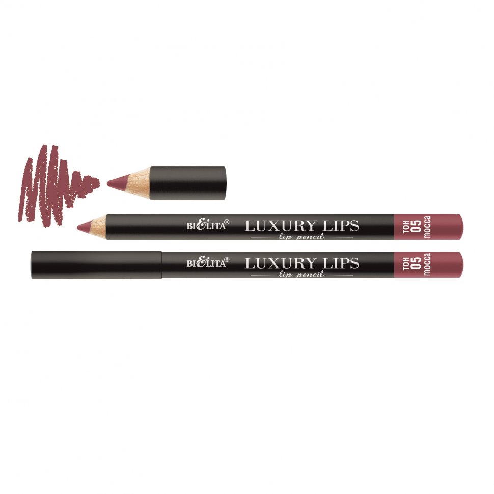 Карандаш для губ Luxury Lips тон 05 mocca Белита    фото 1 &mdash; TD-EX.RU