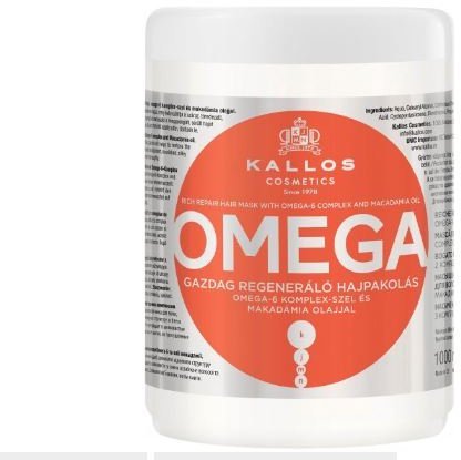 Маска для волос восстанавливающая с комплексом Omega-3 и маслом макадамии Kallos, 1000 мл  фото 1 &mdash; TD-EX.RU