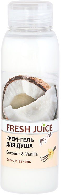 FRESH JUICE Крем-гель для душа "Coconut&Vanilla", 300 мл фото 1 &mdash; TD-EX.RU