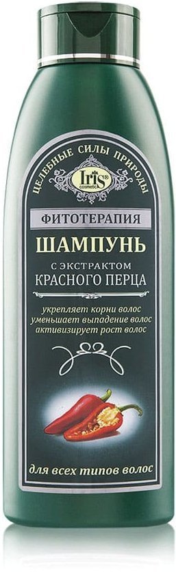 Шампунь с экстрактом красного перца для всех типов волос - Фитотерапия Iris, 500 мл фото 1 &mdash; TD-EX.RU