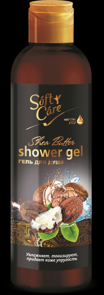 Крем-гель для душа с маслом карите «Soft Care» Romax, 500 г    фото 1 &mdash; TD-EX.RU