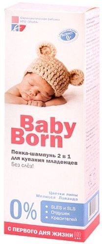 Пенка-шампунь 2 в 1 для купания младенцев Baby Born​, 200 мл фото 1 &mdash; TD-EX.RU