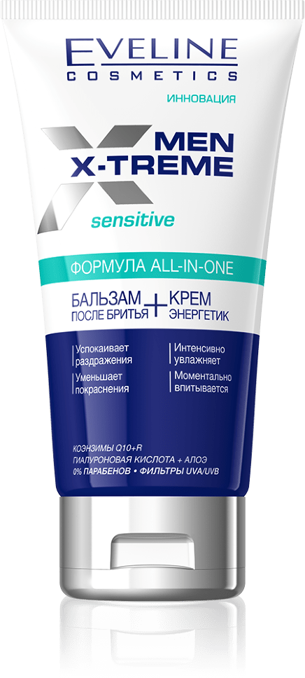 Бальзам после бритья + крем энергетик Men Extreme Eveline, 150 мл фото 1 &mdash; TD-EX.RU