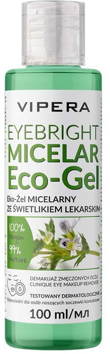 Мицеллярный гель для демакияжа глаз ECOGEL с Очанкой Лекарственной VIPERA, 100 мл   фото 1 &mdash; TD-EX.RU