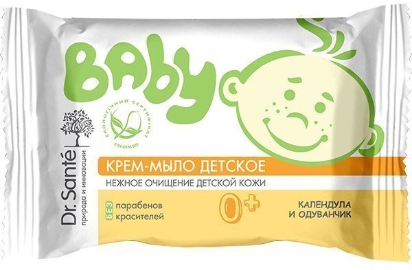 Dr.Sante Baby. Детское крем-мыло Календула и одуванчик, 90 г фото 1 &mdash; TD-EX.RU