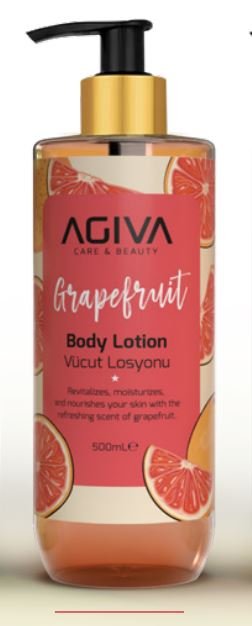 Лосьон для тела GRAPEFRUIT CARE&BEAUTY AGİVA, 500 мл  фото 1 &mdash; TD-EX.RU