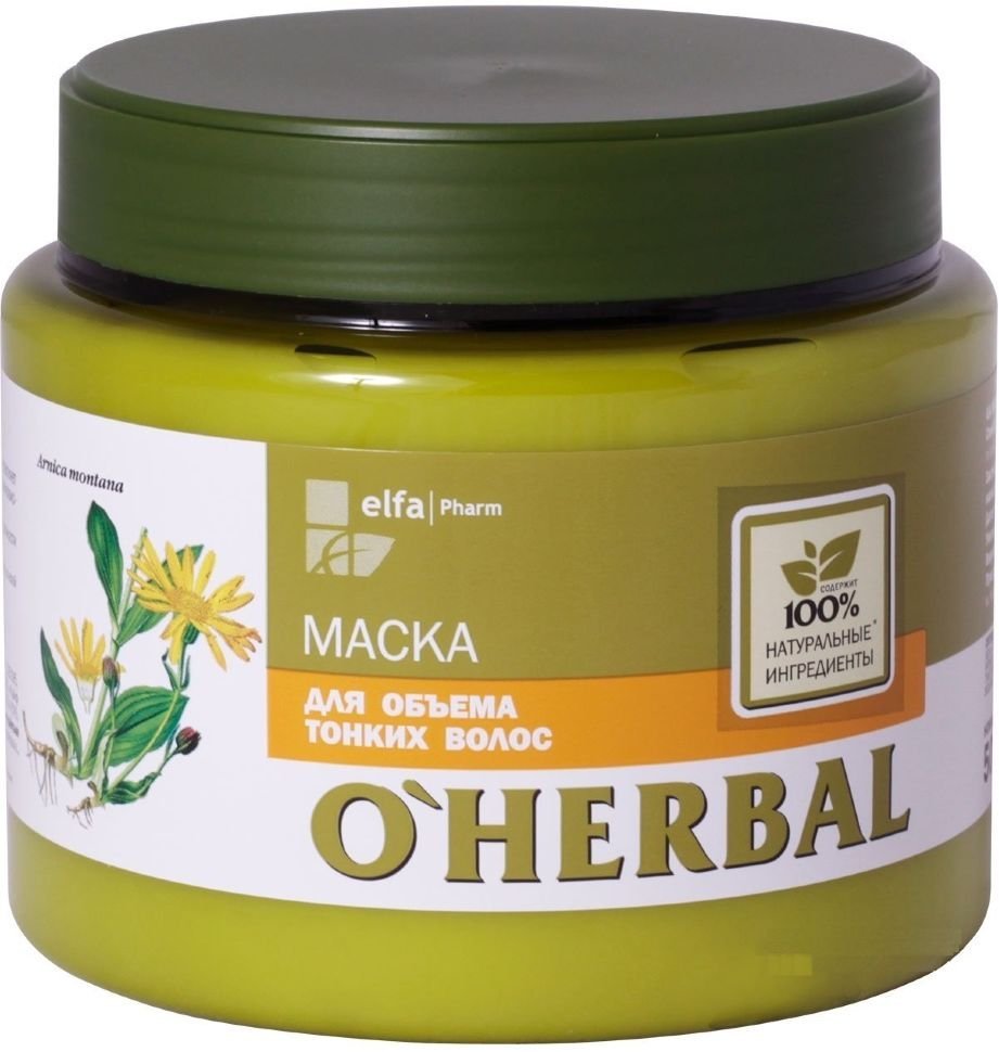 Маска для объема тонких волос O’Herbal, 500 мл фото 1 &mdash; TD-EX.RU