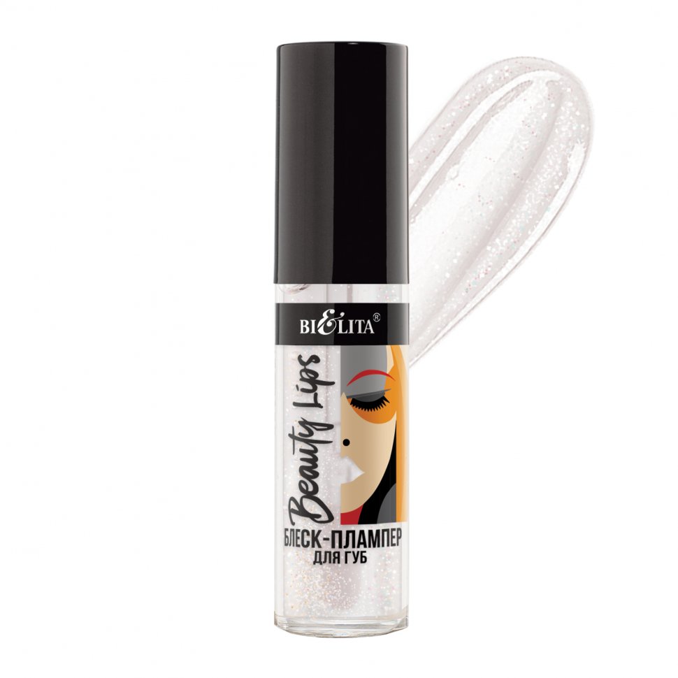 Блеск-плампер для губ Beauty Lips тон 01 Clear Sparkle Белита, 5 мл. фото 1 &mdash; TD-EX.RU