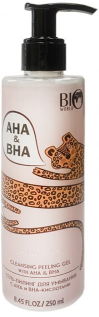 BIO WORLD SECRET LIFE Гель-пилинг для умывания с AHA и BHA-кислотами, 250 мл фото 1 &mdash; TD-EX.RU
