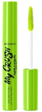 Тушь для ресниц цветная объемная My Crush RELOUIS  /тон:Smashed Lime ярко-салатовый фото 1 &mdash; TD-EX.RU