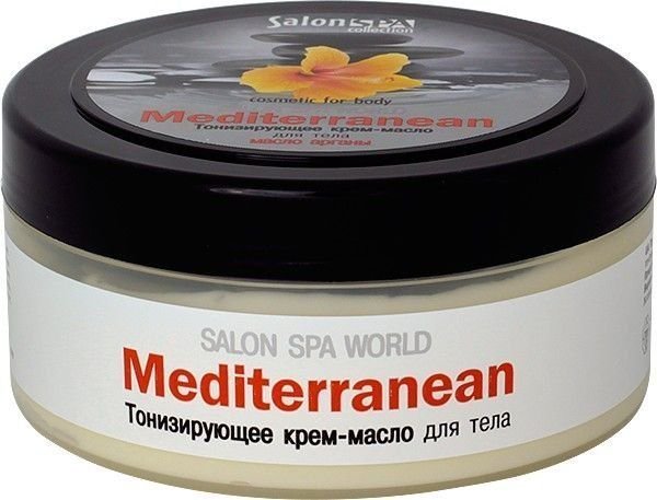 Крем-масло Тонизирующее ​Для тела Масло арганы ​"Salon" SPA World Mediterranean (Средиземноморье), 300 мл​ фото 1 &mdash; TD-EX.RU
