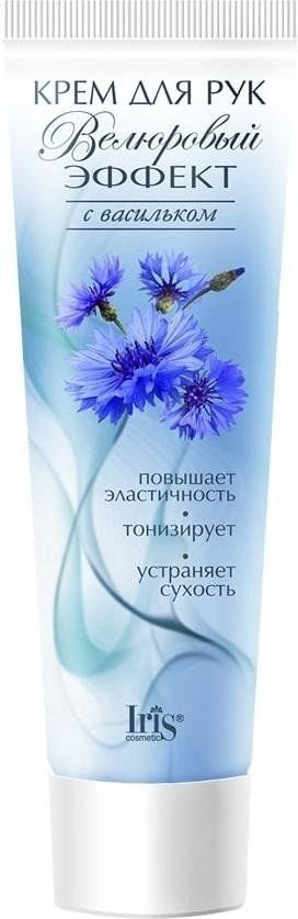 Крем для рук и ногтей "Велюровый эффект с васильком" Iris, 100 мл фото 1 &mdash; TD-EX.RU