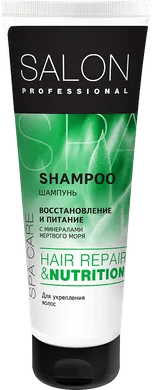 Шампунь для волос  "Восстановление и питание" Salon Professional SPA, 250 мл фото 1 &mdash; TD-EX.RU