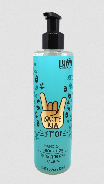 Bio World Stop Bacteria Гель для рук Защита, 250 мл фото 1 &mdash; TD-EX.RU