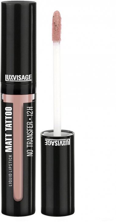 Жидкая матовая губная помада MATT TATTOO No transfer 12H тон 120 ICE BEIGE Luxvisage &mdash; TD-EX.RU