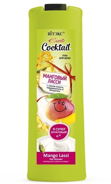 Гель для душа Манговый ласси с соком манго, кардамоном и йогуртом EXOTIC COCKTAIL Витэкс, 500 мл фото 1 &mdash; TD-EX.RU