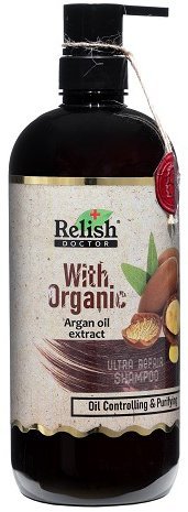 Шампунь с органическим маслом арганы RELISH DOCTOR WITH, 1000 мл. фото 1 &mdash; TD-EX.RU