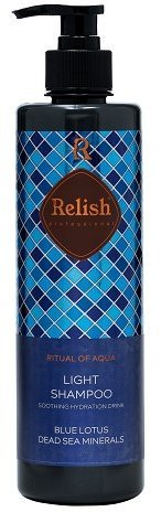Шампунь увлажняющий LIGHT BLUE LOTUS DEAD SEA MINERALS RELISH, 450 мл  фото 1 &mdash; TD-EX.RU