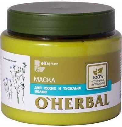 Маска для сухих и тусклых волос O’Herbal, 500 мл фото 1 &mdash; TD-EX.RU