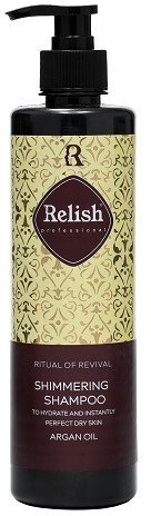 Шампунь для ежедневного применения SHIMMERING ARGAN OIL RELISH, 450 мл  фото 1 &mdash; TD-EX.RU