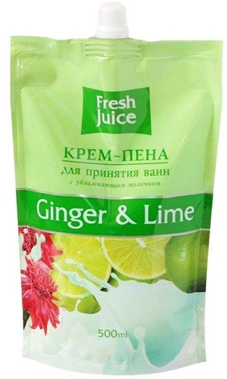 Крем-пена "Ginger & Lime" ДП Fresh Juice, 500 мл фото 1 &mdash; TD-EX.RU