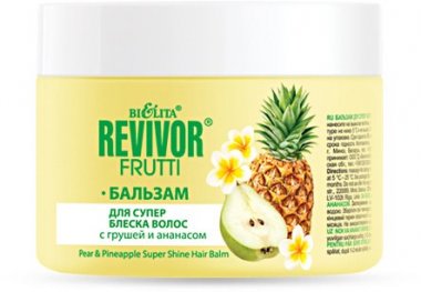 Бальзам для суперблеска волос с грушей и ананасом Revivor Frutti Белита, 300 мл &mdash; TD-EX.RU